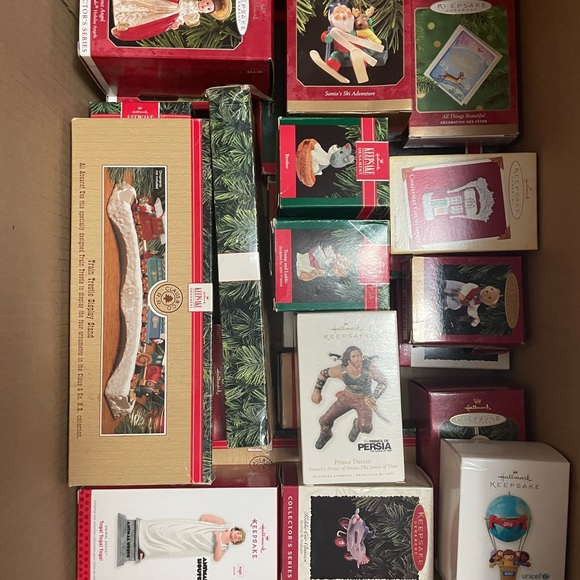 Roughly 62 Hallmark Ornaments. Various kinds. A few never out of the box.. - Picture 7 of 10